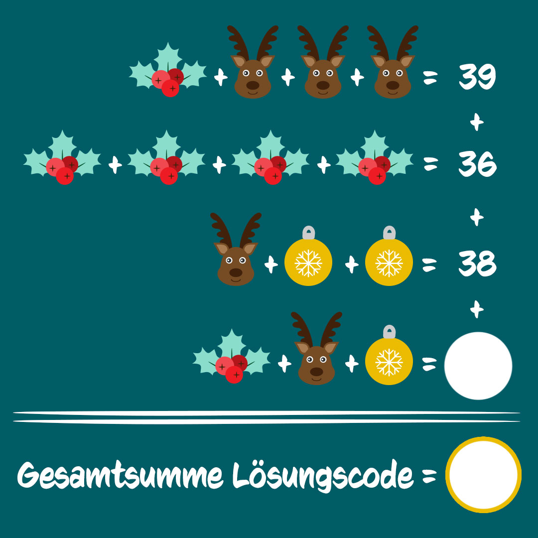 Kleines Advents-Mathe-Quiz