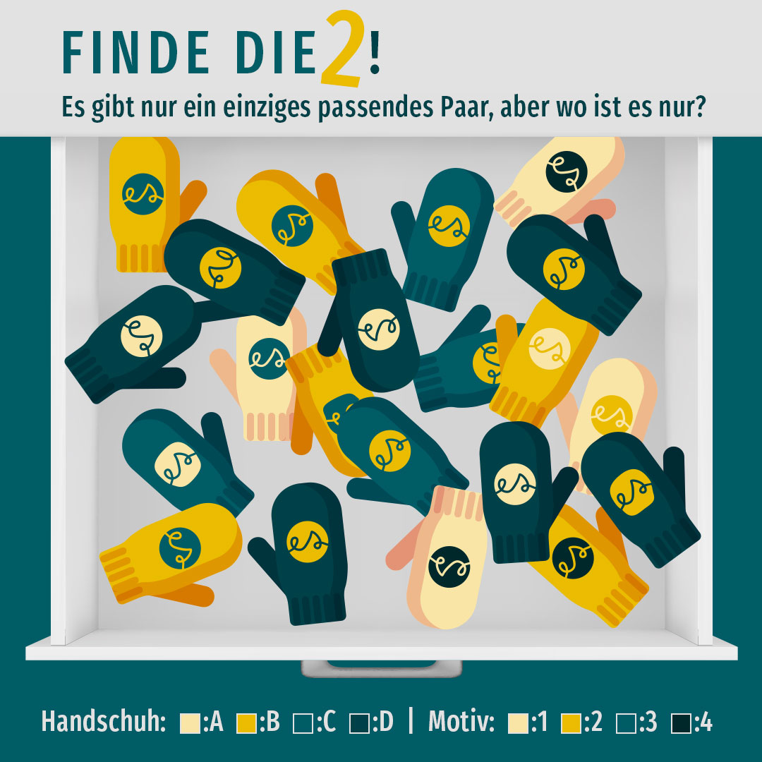 Finde die 2!