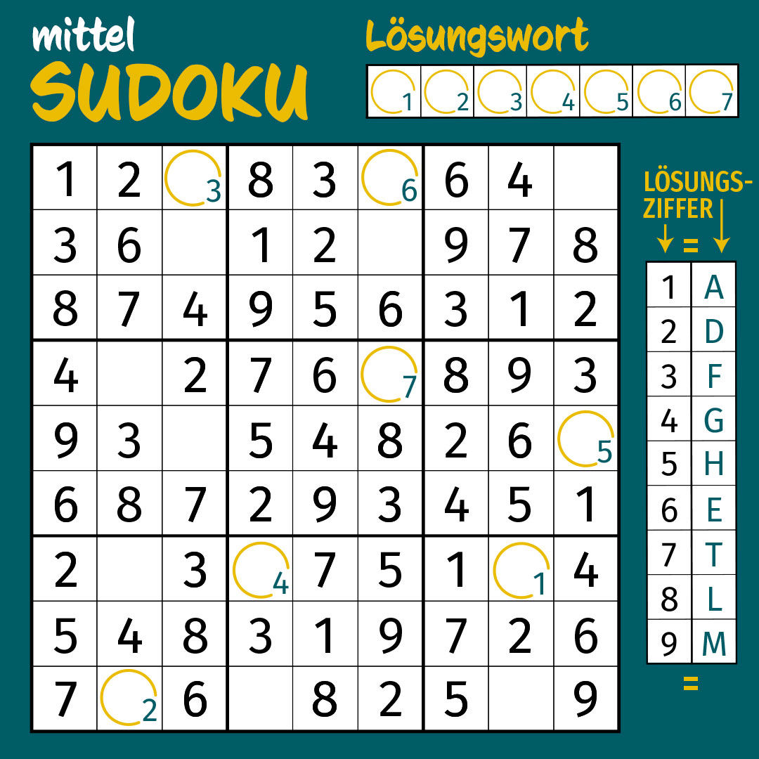 ehrlestudio Sudoku mittel