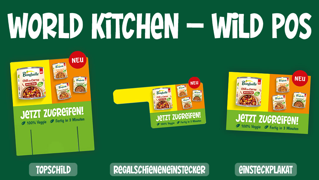 Bonduelle World Kitchen, Einführung von 4 Neuprodukten Bonduelle World Kitchen, Einführung von 4 Neuprodukten in der Convenience Sparte