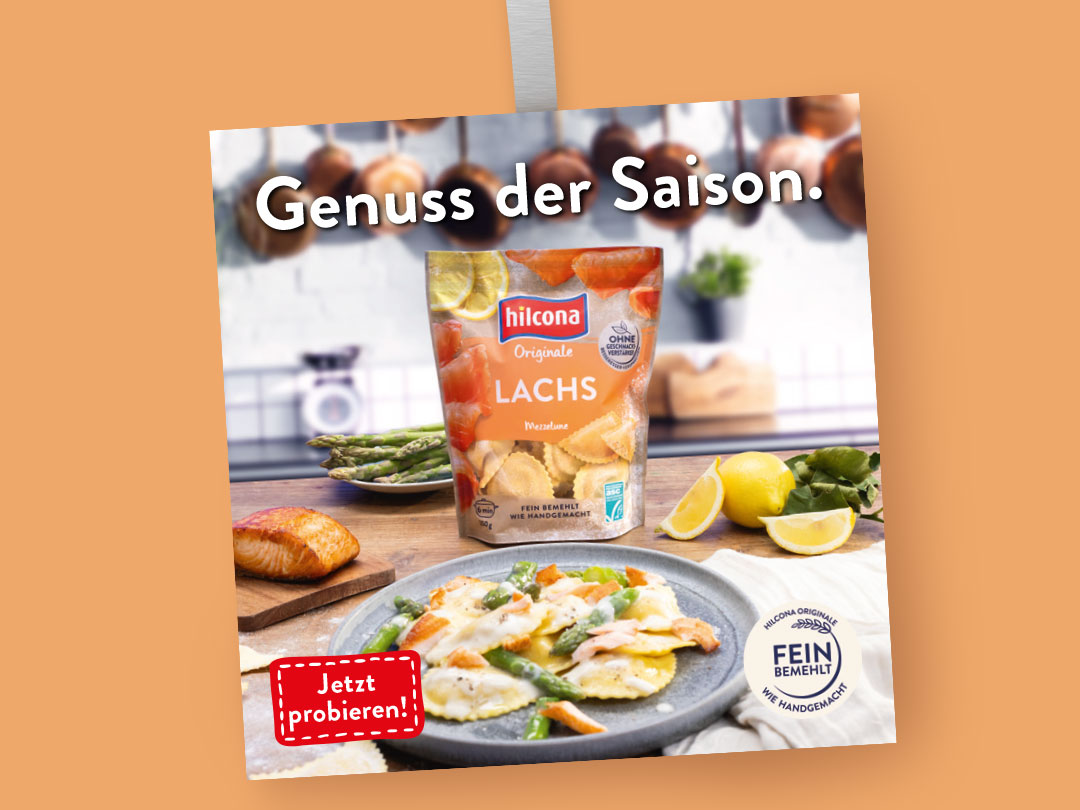 Hilcona Saison Produkte Hilcona Saison Produkte, Lachs und Trüffel