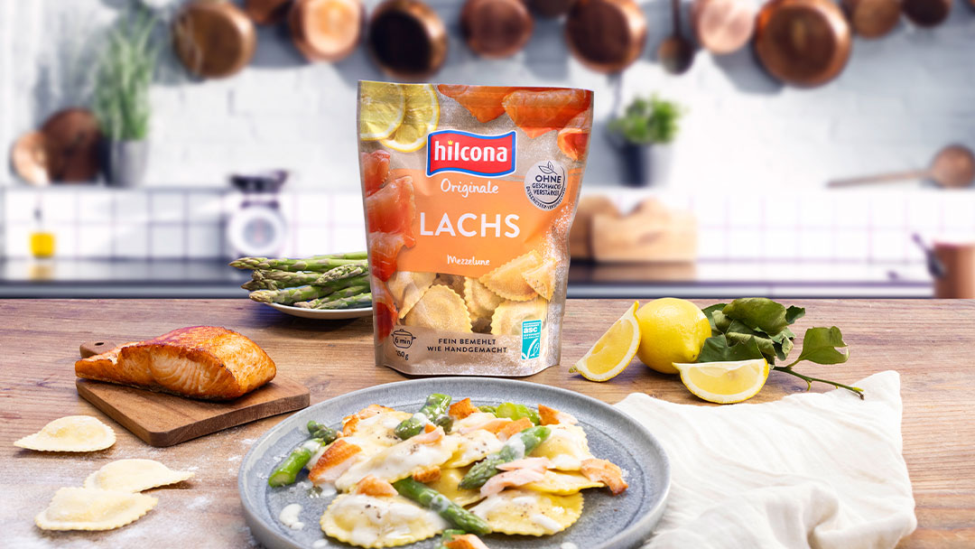 Hilcona Saison Produkte  Hilcona Saison Produkte, Lachs und Trüffel