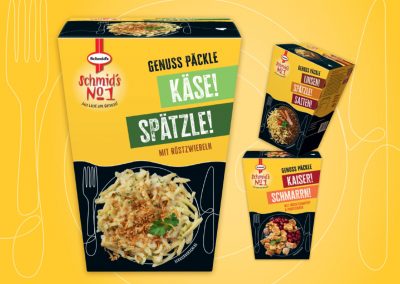 Schmid’s Genusspäckle – Neuentwicklung