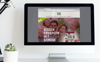 Webseiten-Redesign für Holiroots