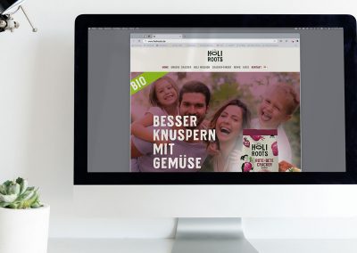 Webseiten-Redesign für Holiroots